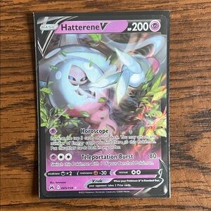Hatterene V Pokémon Card